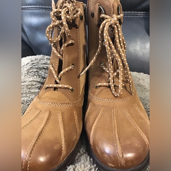 UGG Brown Lace-Up Boots - Picture 7 of 7